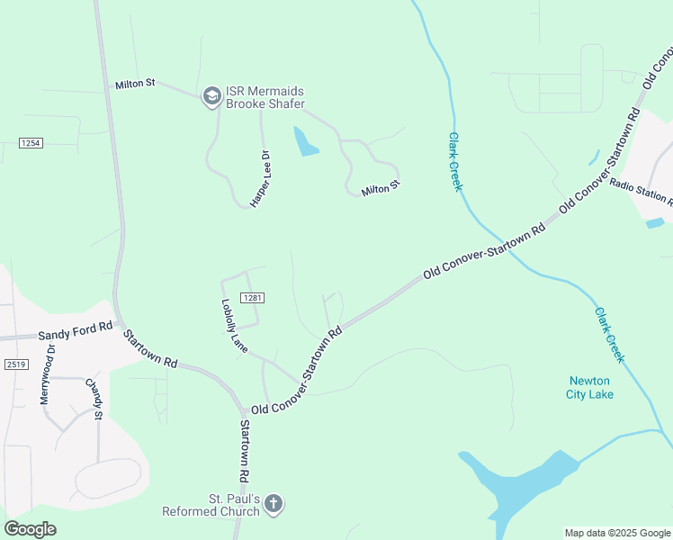 map of restaurants, bars, coffee shops, grocery stores, and more near 1049 Flannagan Drive in Newton