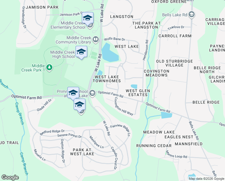 map of restaurants, bars, coffee shops, grocery stores, and more near 2617 Iveysprings Court in Apex