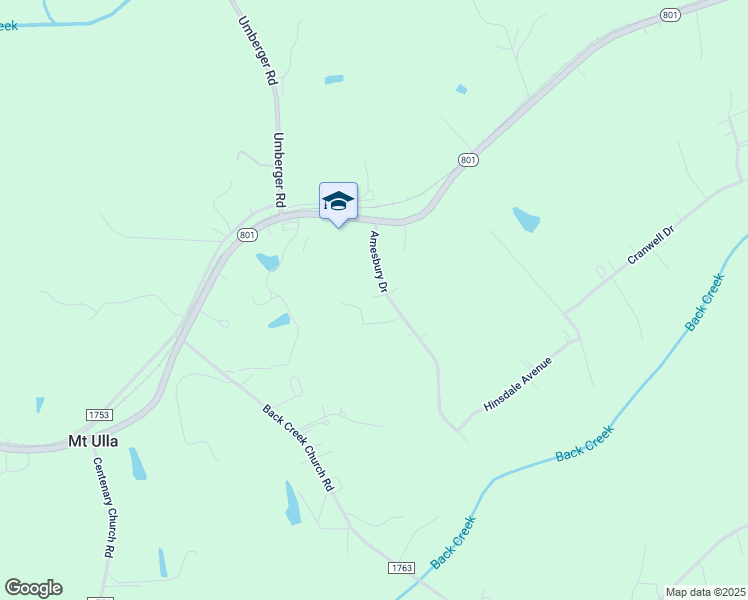map of restaurants, bars, coffee shops, grocery stores, and more near 1062 Readsboro Drive in Mount Ulla