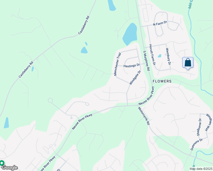 map of restaurants, bars, coffee shops, grocery stores, and more near 55 North Bellaire Court in Clayton