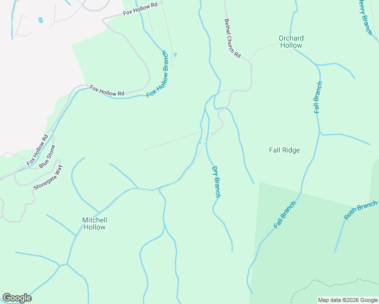 map of restaurants, bars, coffee shops, grocery stores, and more near 584 Bethel Church Road in Townsend