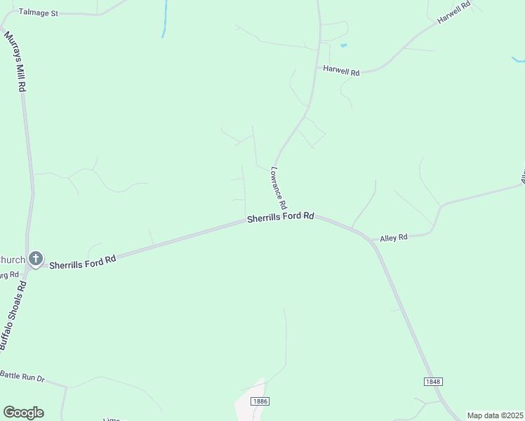 map of restaurants, bars, coffee shops, grocery stores, and more near 5354 Sherrills Ford Road in Catawba