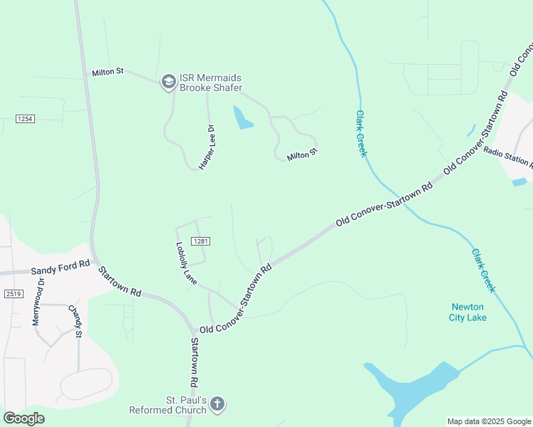 map of restaurants, bars, coffee shops, grocery stores, and more near 1049 Flannagan Drive in Newton