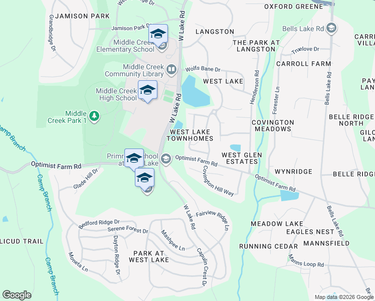map of restaurants, bars, coffee shops, grocery stores, and more near 240 Meadow Beauty Drive in Apex