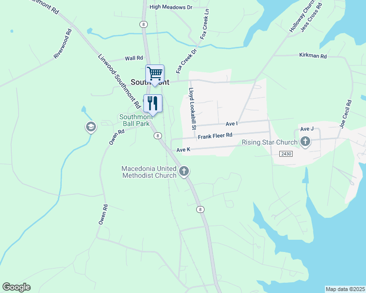 map of restaurants, bars, coffee shops, grocery stores, and more near 157 Avenue K in Lexington