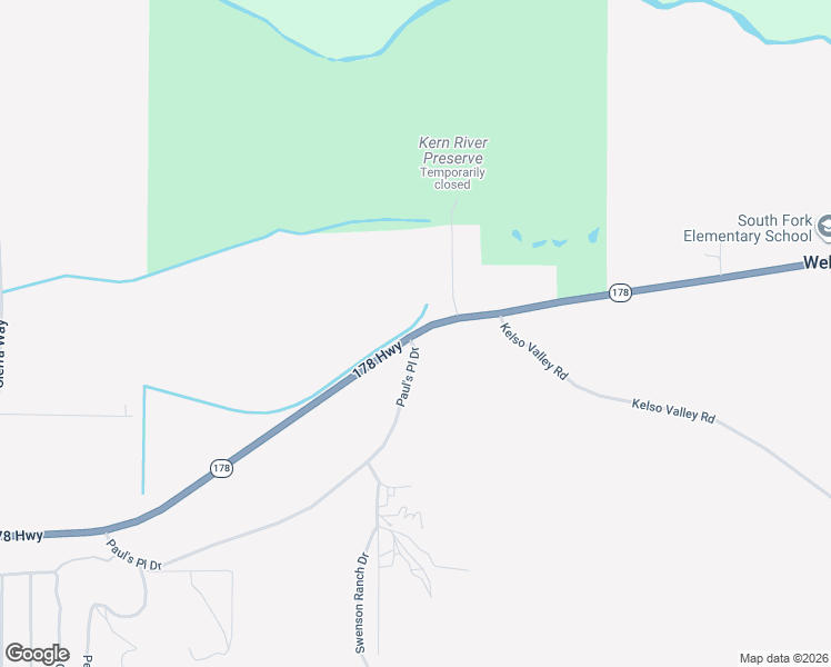 map of restaurants, bars, coffee shops, grocery stores, and more near 18220 California 178 in Weldon