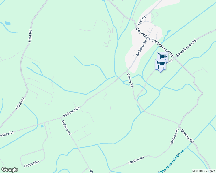 map of restaurants, bars, coffee shops, grocery stores, and more near 2901 Barkshed Road in Maryville