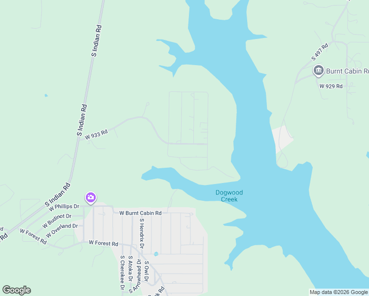 map of restaurants, bars, coffee shops, grocery stores, and more near 35375 South 488 Road in Park Hill