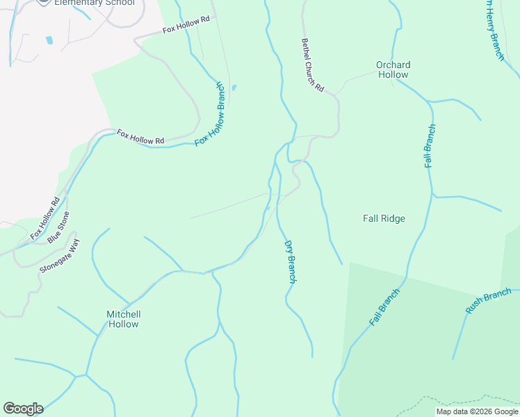 map of restaurants, bars, coffee shops, grocery stores, and more near 584 Bethel Church Road in Townsend