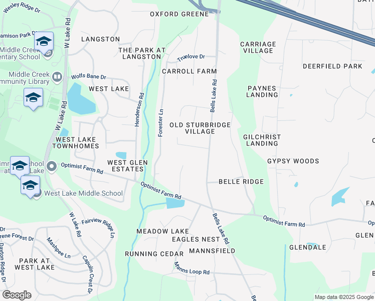 map of restaurants, bars, coffee shops, grocery stores, and more near 4009 Old Sturbridge Drive in Apex