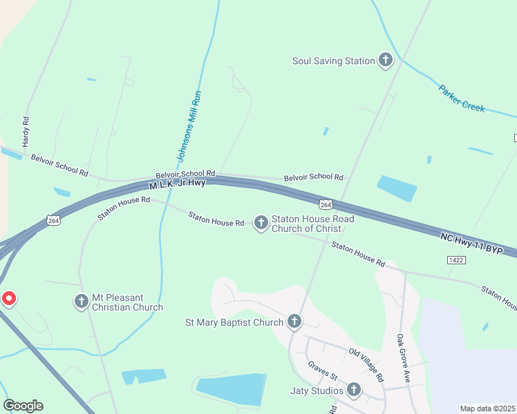 map of restaurants, bars, coffee shops, grocery stores, and more near 1350 Staton House Road in Greenville