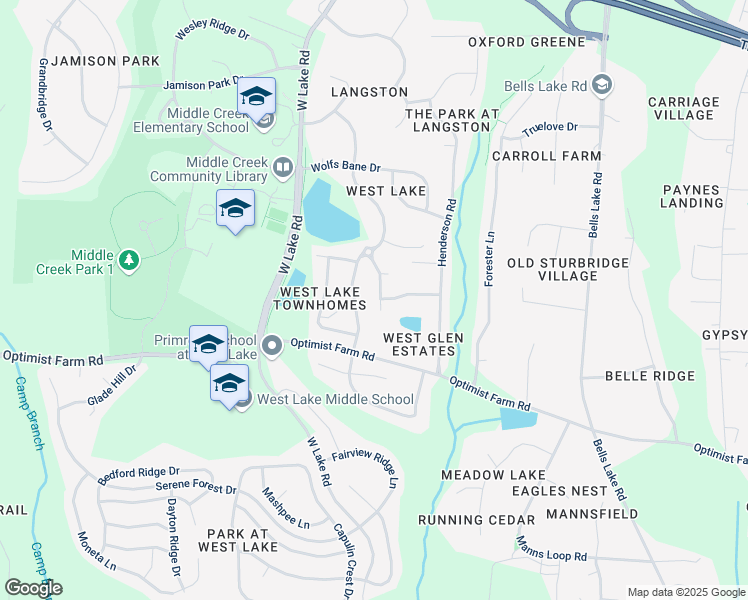 map of restaurants, bars, coffee shops, grocery stores, and more near 900 Blue Thorn Drive in Apex