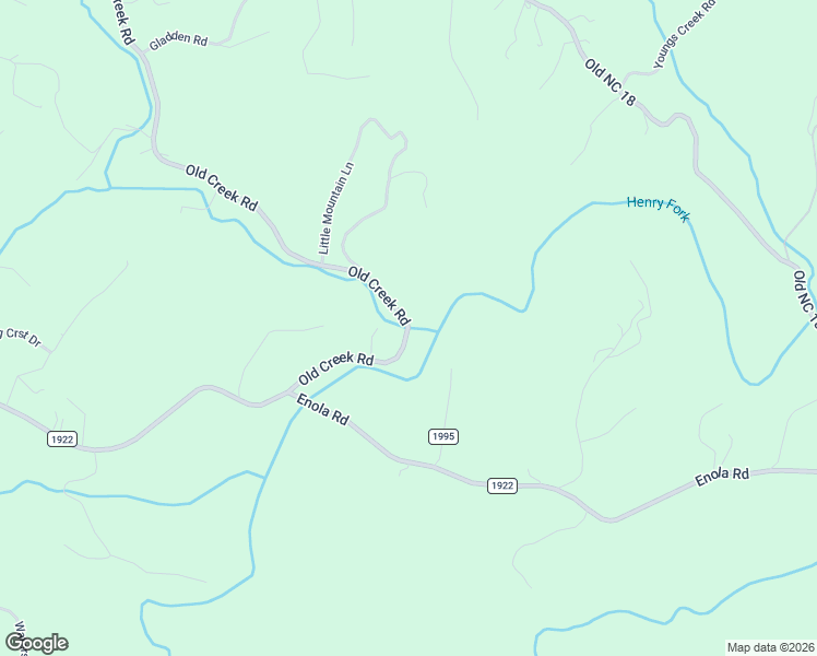 map of restaurants, bars, coffee shops, grocery stores, and more near 5501 Old Creek Road in Morganton