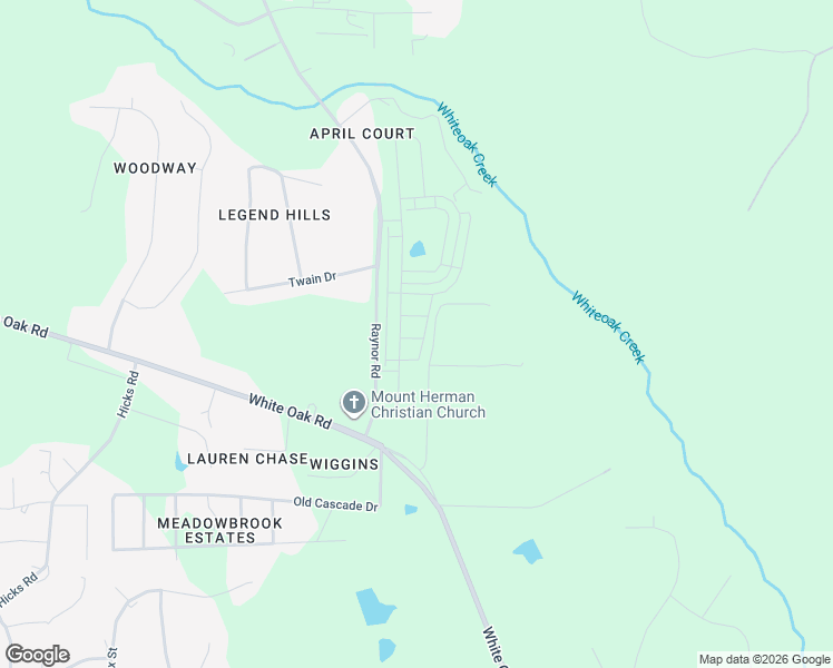 map of restaurants, bars, coffee shops, grocery stores, and more near 2709 Hidden Acres Trail in Garner