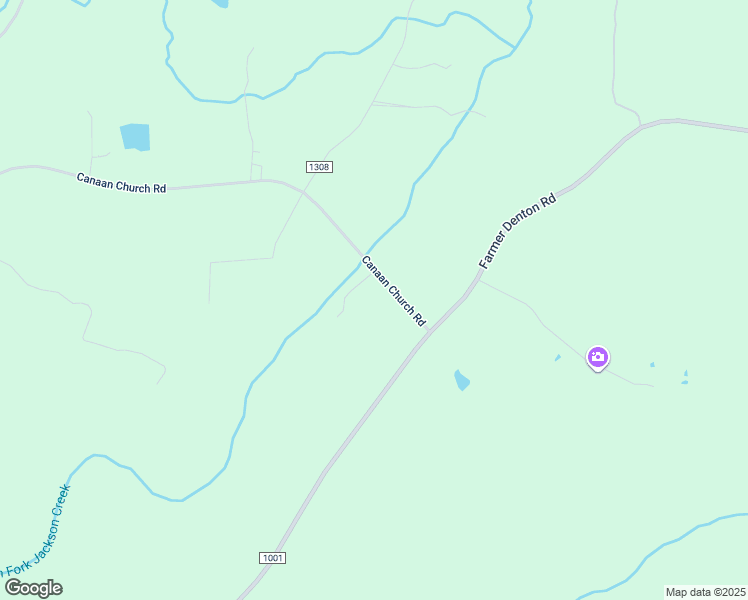 map of restaurants, bars, coffee shops, grocery stores, and more near 6687 Canaan Church Road in Denton