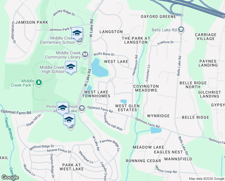 map of restaurants, bars, coffee shops, grocery stores, and more near 712 Blue Thorn Drive in Apex