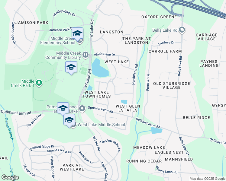 map of restaurants, bars, coffee shops, grocery stores, and more near 804 Blue Thorn Drive in Apex
