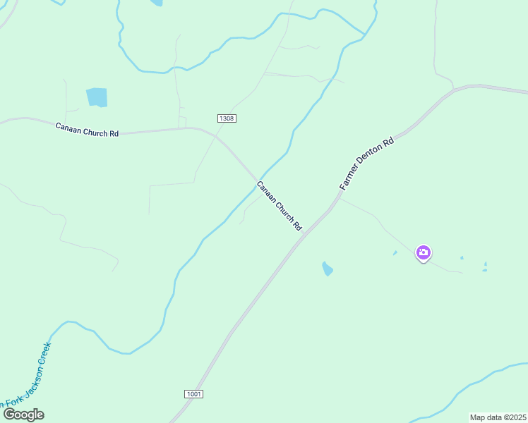map of restaurants, bars, coffee shops, grocery stores, and more near 6687 Canaan Church Road in Denton
