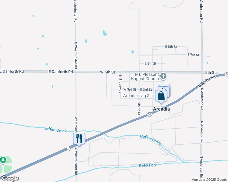 map of restaurants, bars, coffee shops, grocery stores, and more near 311 North Ogle Street in Arcadia