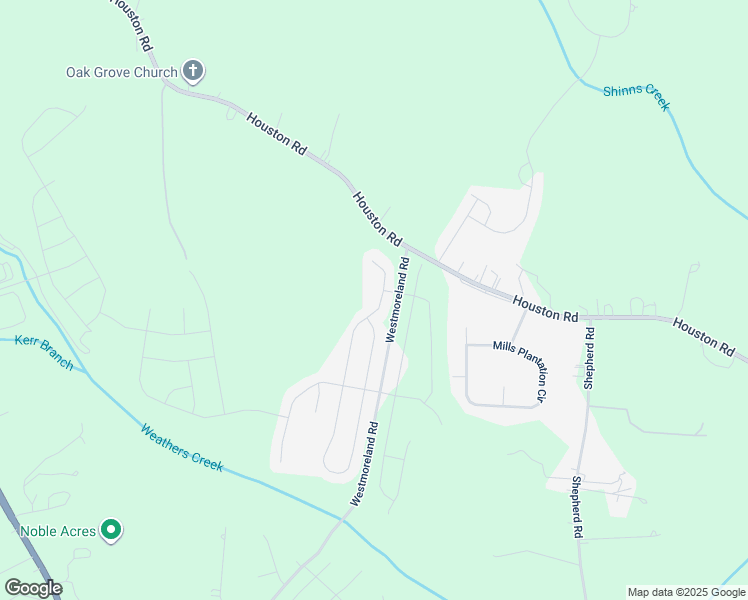 map of restaurants, bars, coffee shops, grocery stores, and more near 287 Fesperman Circle in Troutman