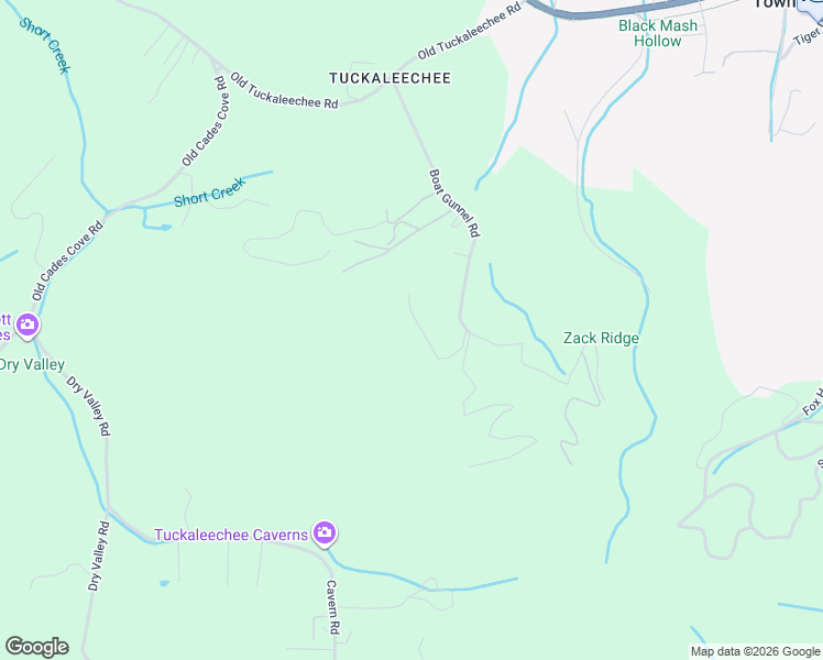 map of restaurants, bars, coffee shops, grocery stores, and more near 134 Timberwinds Way in Townsend