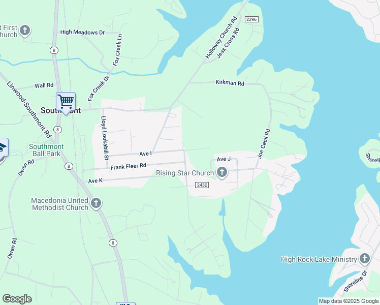 map of restaurants, bars, coffee shops, grocery stores, and more near 538 Avenue I in Lexington