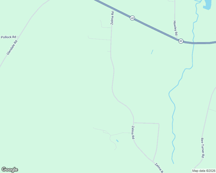 map of restaurants, bars, coffee shops, grocery stores, and more near 1071 Zelma Road in Kenly