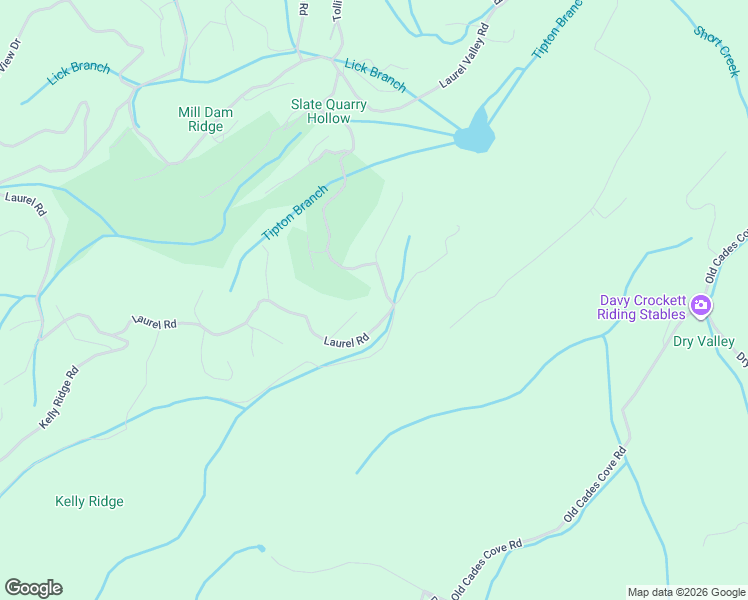map of restaurants, bars, coffee shops, grocery stores, and more near 325 Laurel Road in Townsend