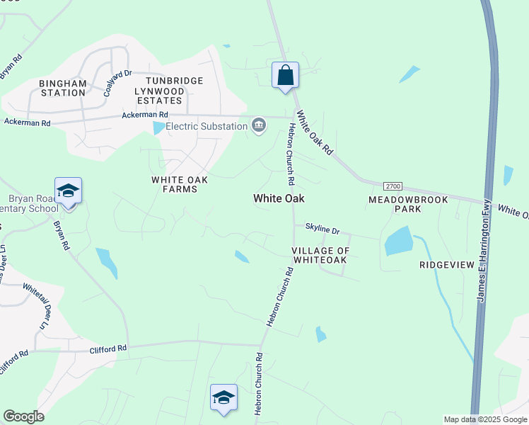 map of restaurants, bars, coffee shops, grocery stores, and more near 7928 Hebron Church Road in Garner