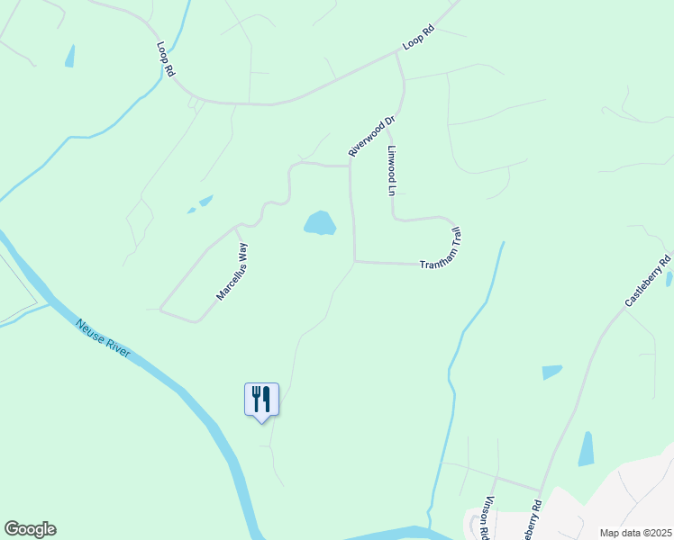 map of restaurants, bars, coffee shops, grocery stores, and more near 372 Riverwood Drive in Clayton