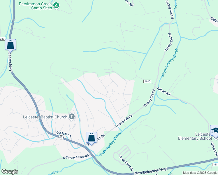 map of restaurants, bars, coffee shops, grocery stores, and more near 5 Shade Tree Lane in Leicester