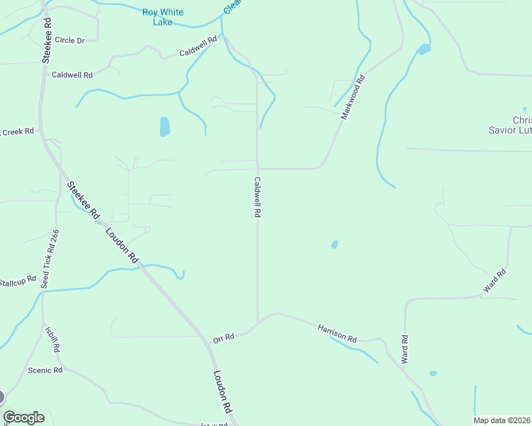 map of restaurants, bars, coffee shops, grocery stores, and more near 5817 Caldwell Road in Loudon