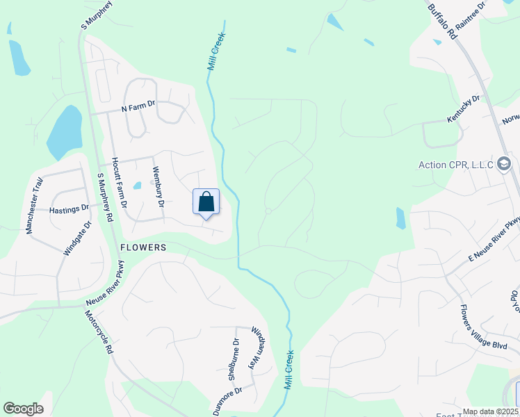map of restaurants, bars, coffee shops, grocery stores, and more near 236 Hill Row Lane in Clayton