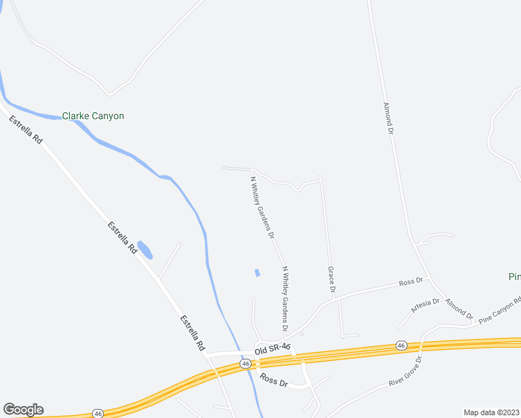 map of restaurants, bars, coffee shops, grocery stores, and more near 380 Whitley Gardens Road in Paso Robles