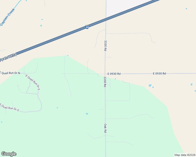 map of restaurants, bars, coffee shops, grocery stores, and more near 332913 East 930 Road in Wellston