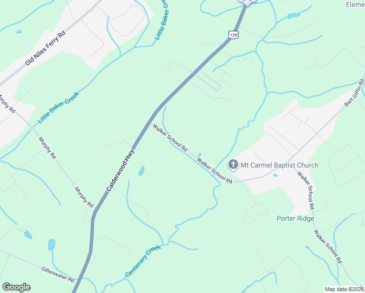 map of restaurants, bars, coffee shops, grocery stores, and more near 899 Walker School Road in Maryville