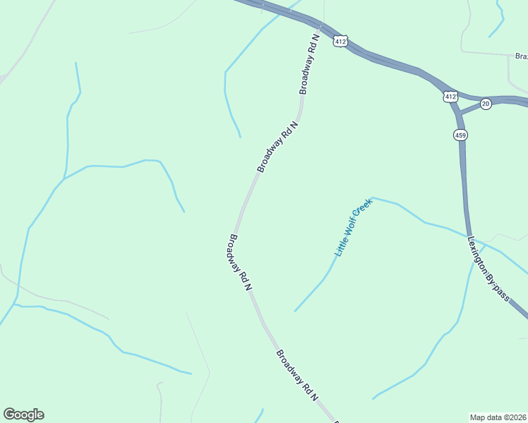 map of restaurants, bars, coffee shops, grocery stores, and more near 709 Broadway Road North in Lexington