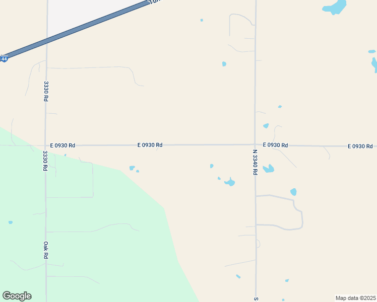 map of restaurants, bars, coffee shops, grocery stores, and more near 333681 East 930 Road in Wellston