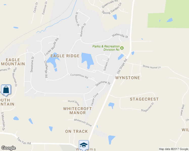 map of restaurants, bars, coffee shops, grocery stores, and more near 220 Competition Road in Raleigh