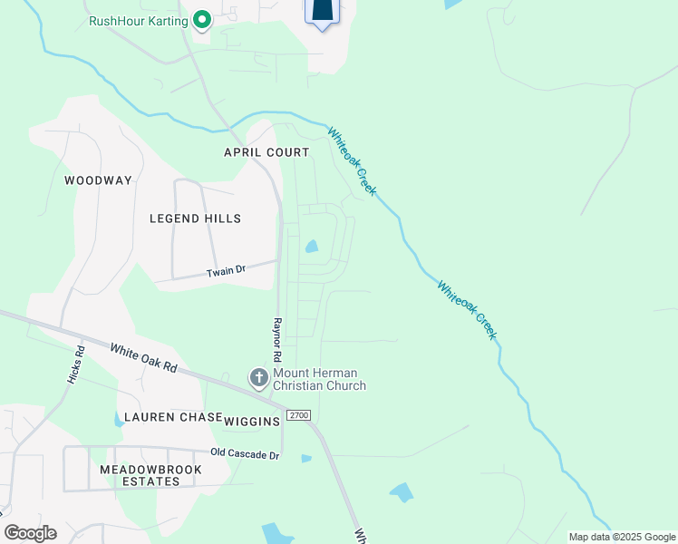 map of restaurants, bars, coffee shops, grocery stores, and more near 319 Chesapeake Commons Street in Garner