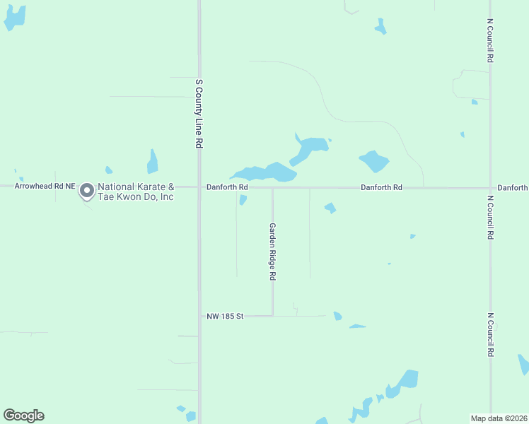 map of restaurants, bars, coffee shops, grocery stores, and more near 19101 Garden Ridge Road in Edmond