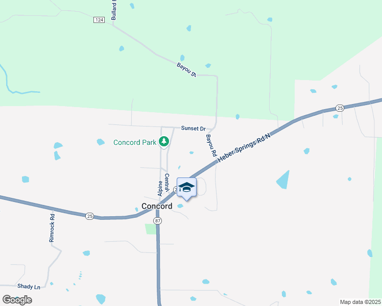map of restaurants, bars, coffee shops, grocery stores, and more near 65 Central in Concord
