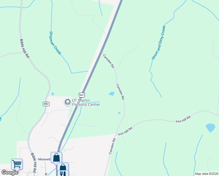 map of restaurants, bars, coffee shops, grocery stores, and more near in Parsons