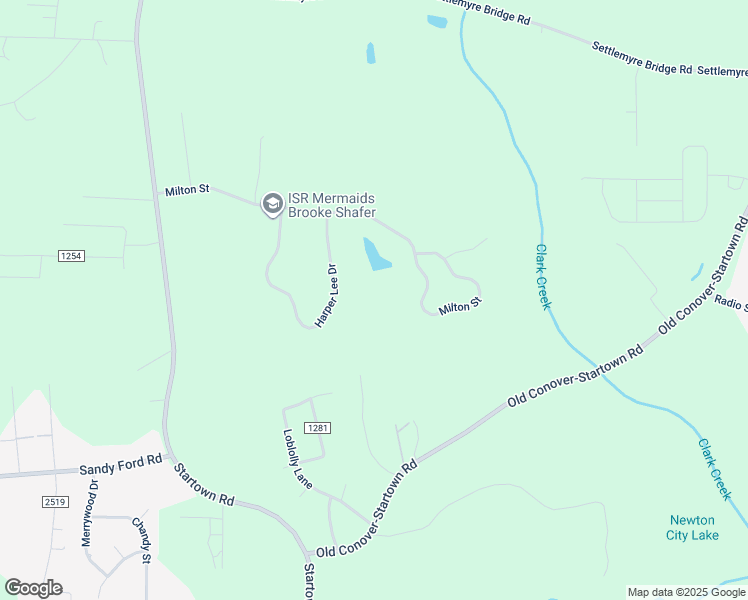 map of restaurants, bars, coffee shops, grocery stores, and more near 1208 Harper Lee Drive in Newton