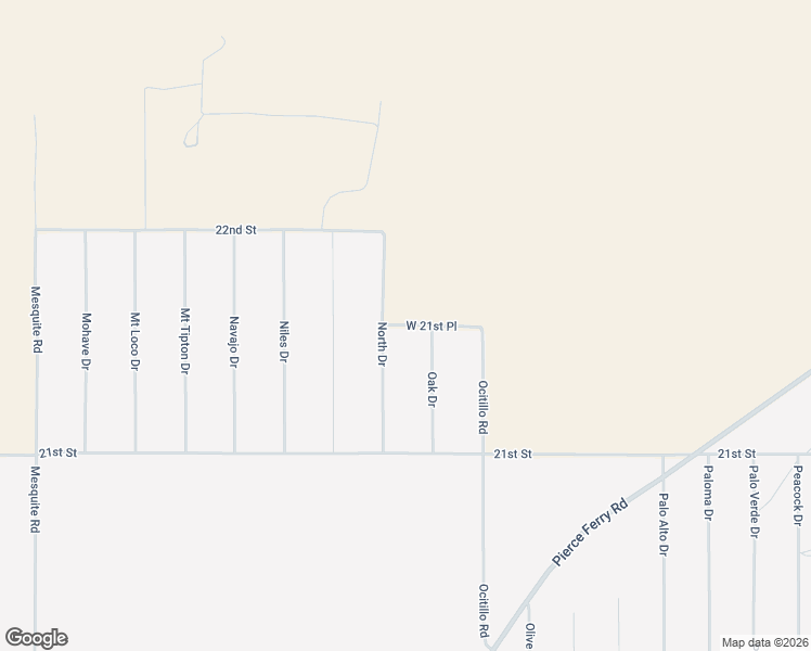map of restaurants, bars, coffee shops, grocery stores, and more near 3641 West 21st Place in Dolan Springs
