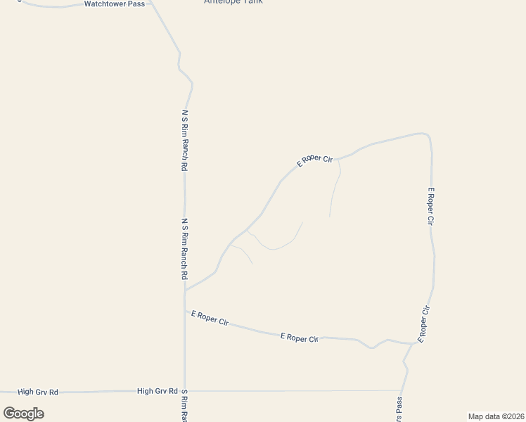 map of restaurants, bars, coffee shops, grocery stores, and more near East Roper Circle in Valle