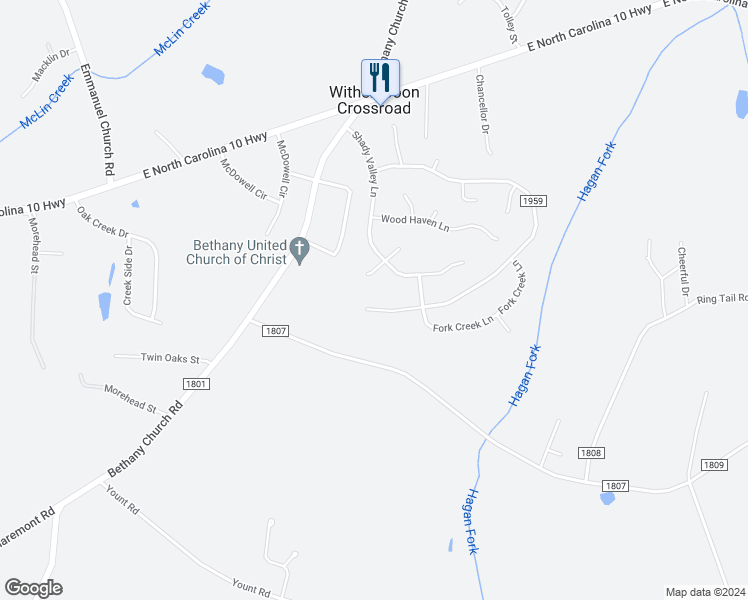 map of restaurants, bars, coffee shops, grocery stores, and more near 3647 Ole Country Lane in Claremont