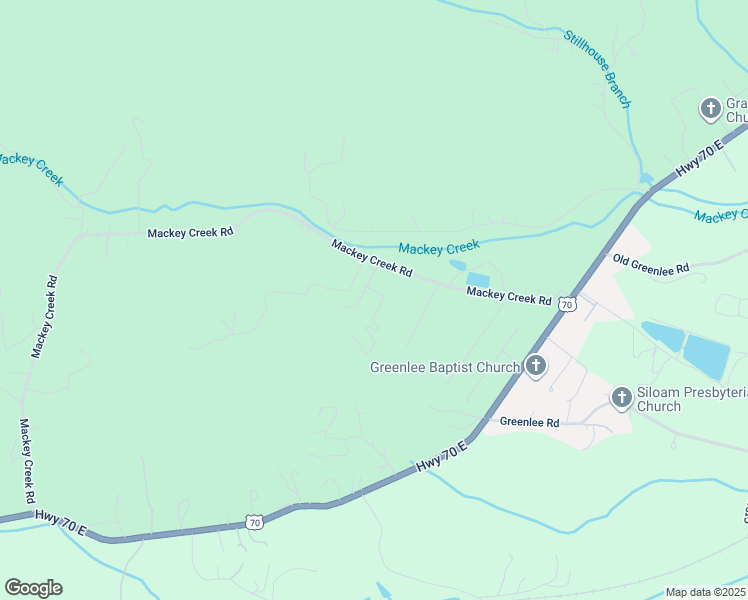 map of restaurants, bars, coffee shops, grocery stores, and more near 45 Quail Meadows Court in Old Fort