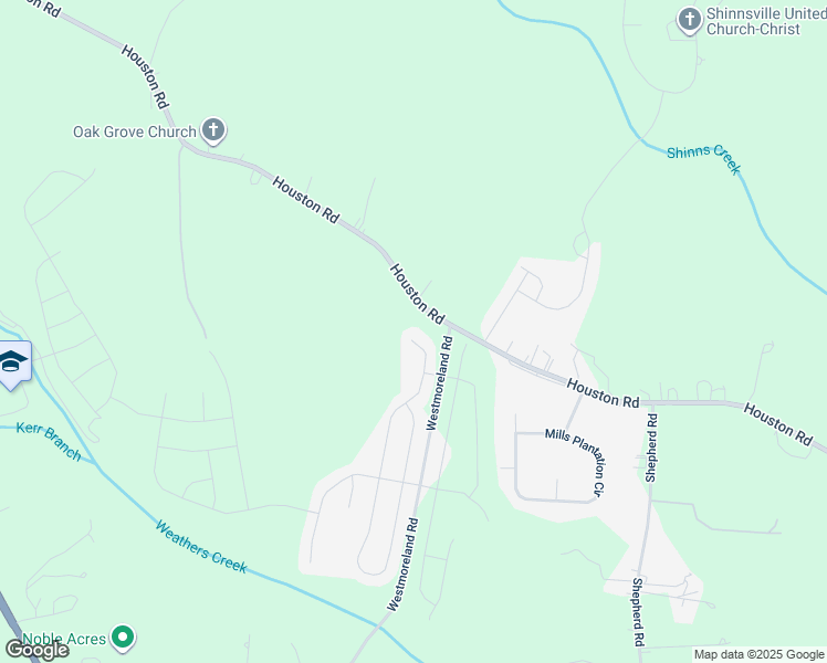 map of restaurants, bars, coffee shops, grocery stores, and more near 312 Fesperman Circle in Troutman