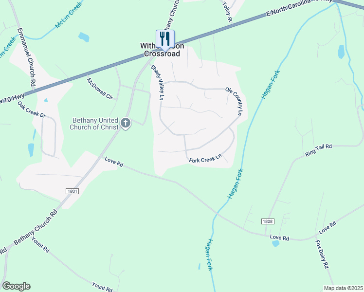 map of restaurants, bars, coffee shops, grocery stores, and more near 3595 Ole Country Lane in Claremont